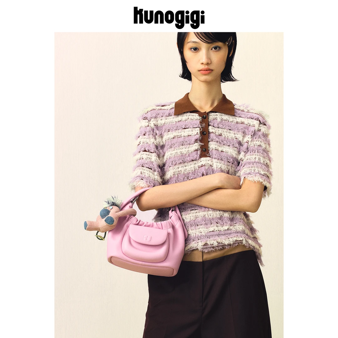 【618新品】KUNOGIGI/古良吉吉猪猪云吞包2025新款单肩斜挎包