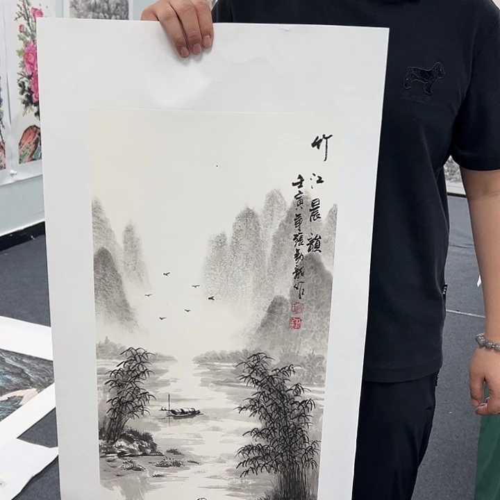 国画国画作品宣纸纯手绘