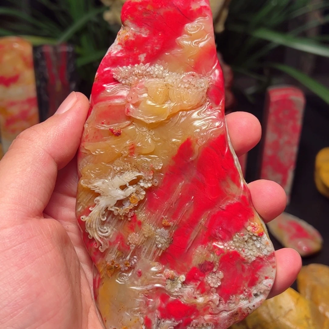 王***贝昌化石印石昌化鸡血石