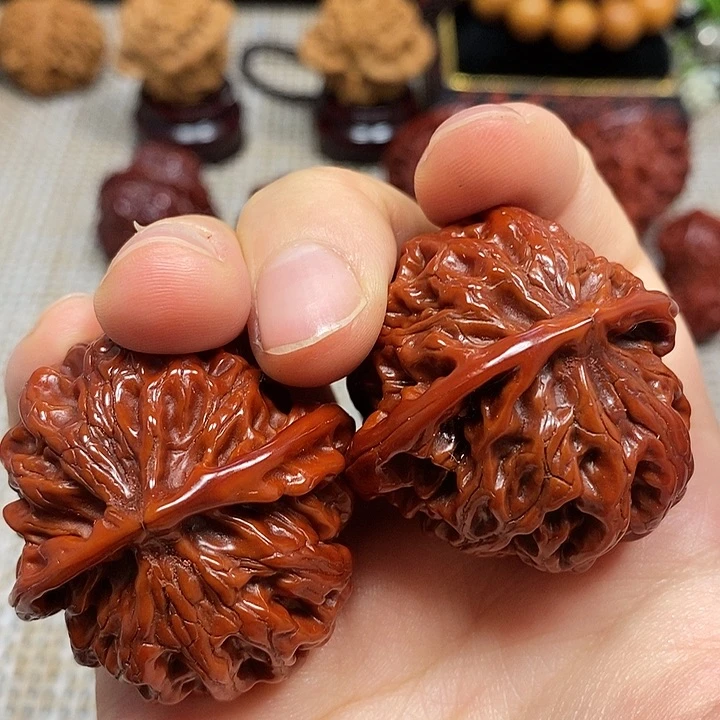 文玩核桃把件苹果40