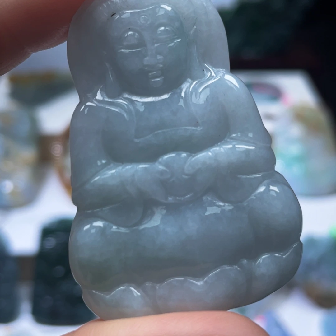 翡翠未镶嵌颈饰翡翠4