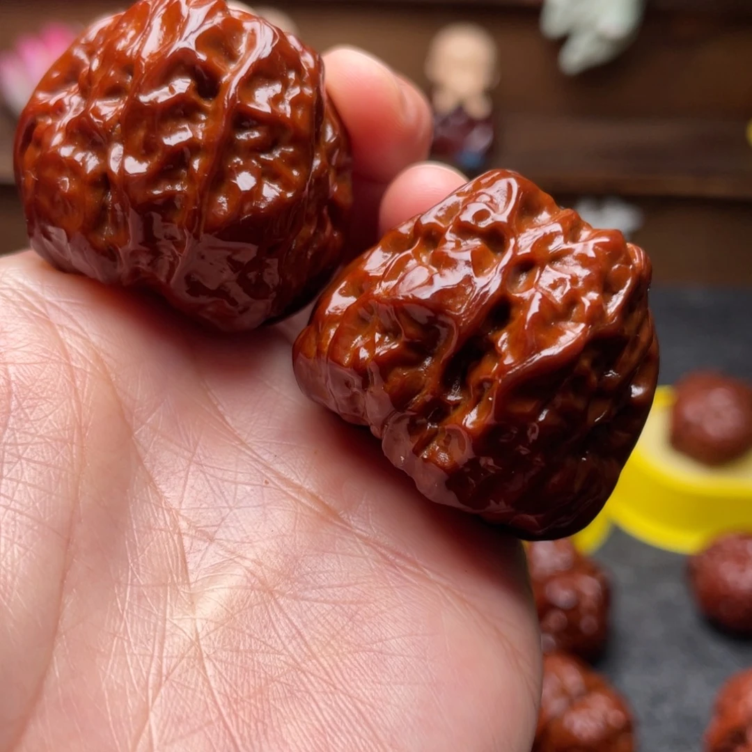 吊坠文玩核桃文玩核桃 手把件 蛤蟆头 39