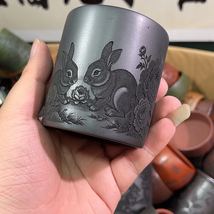 茶杯紫砂全手工紫砂主人杯