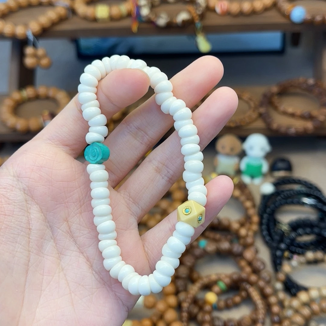 白玉菩提手串a****e直播间款