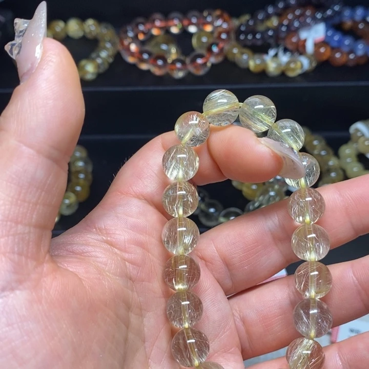 发晶手链未镶嵌禾****运天然发晶