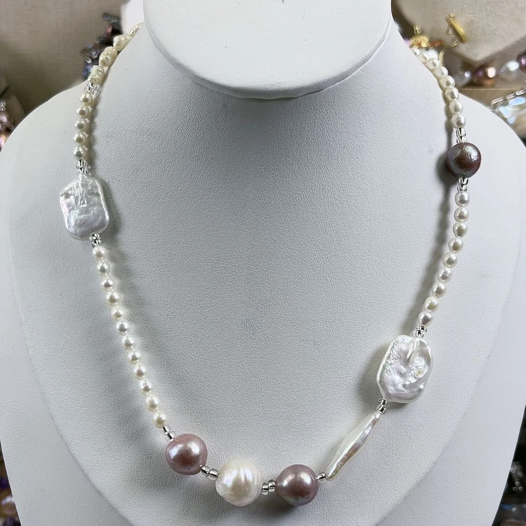 淡水珍珠项链未镶嵌【纯恬】