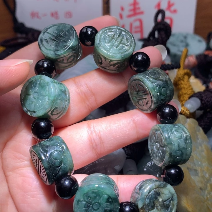 颈饰未镶嵌翡翠保真天然A货翡翠