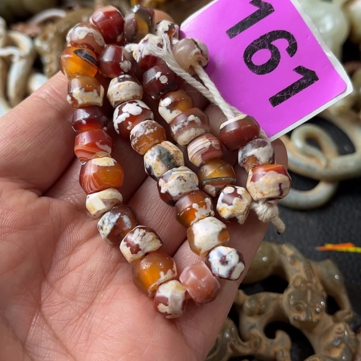 玛瑙/玉髓颈饰合金