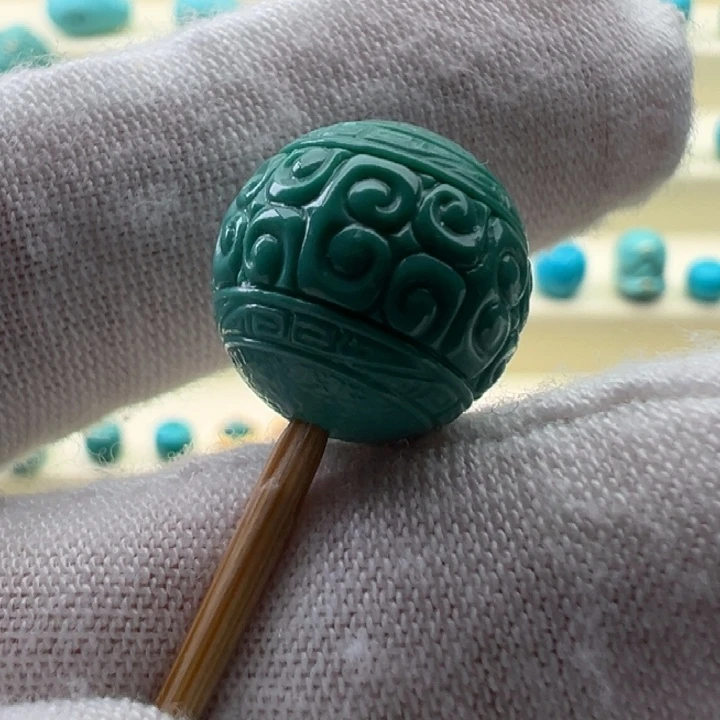 绿松石未镶嵌珠宝半成品13.2