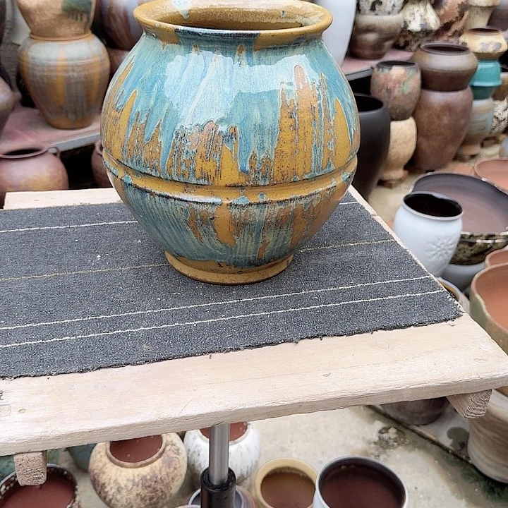 紫砂花盆高度29口径20