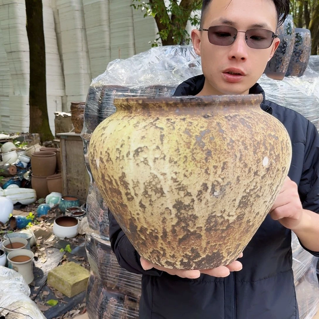 紫砂花盆口22高26（一个塘子