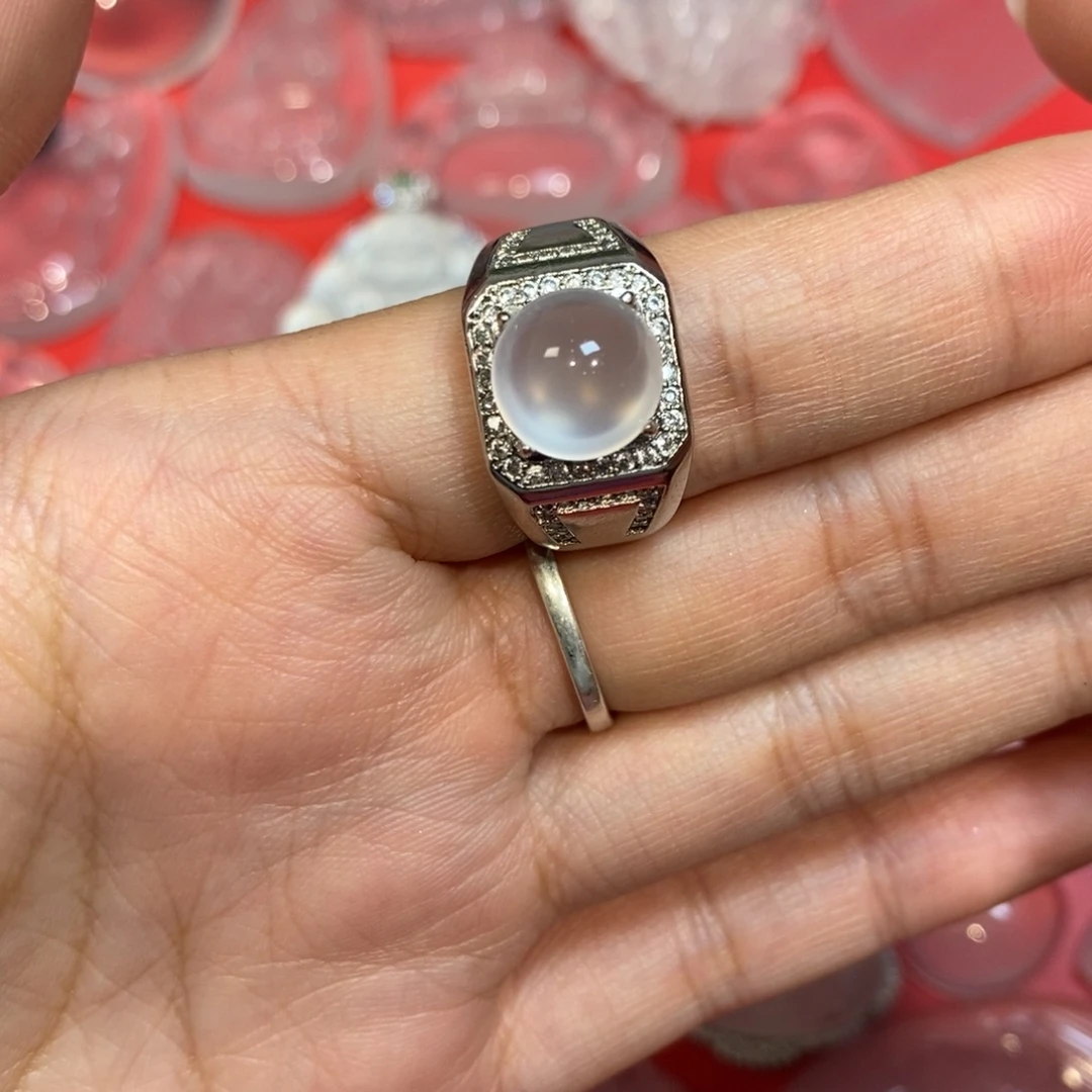 石英质玉合金戒指