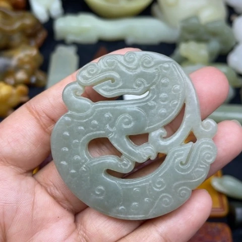 颈饰未镶嵌和田玉46