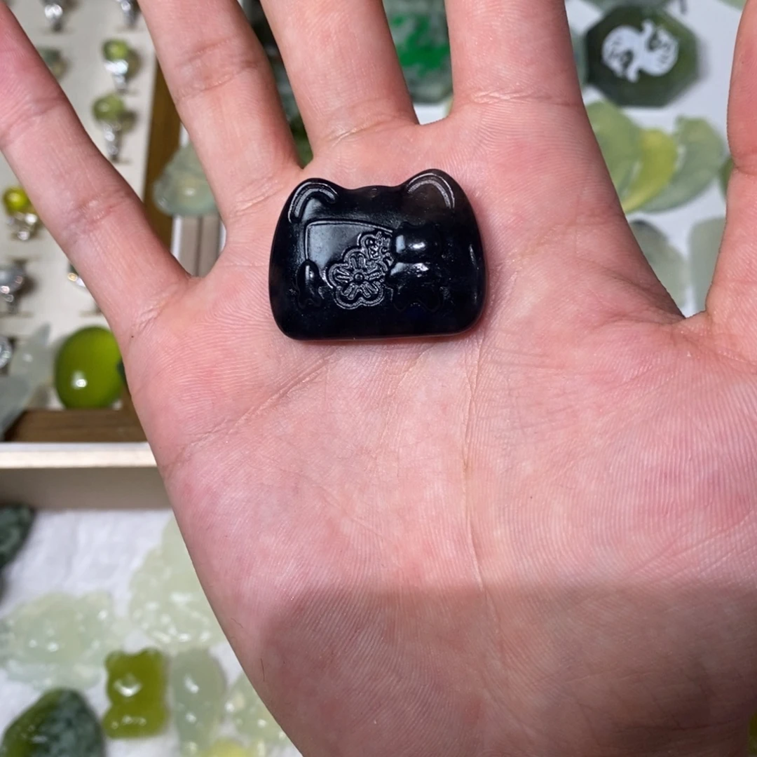 未镶嵌岫玉吊坠(不含链)两单包邮