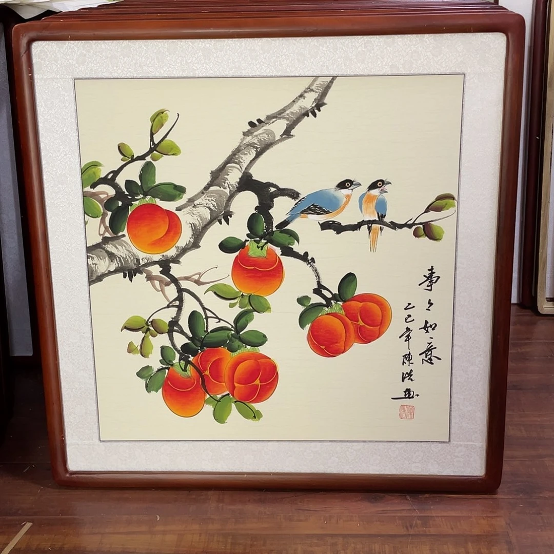 国画带框尺寸63*63厘米