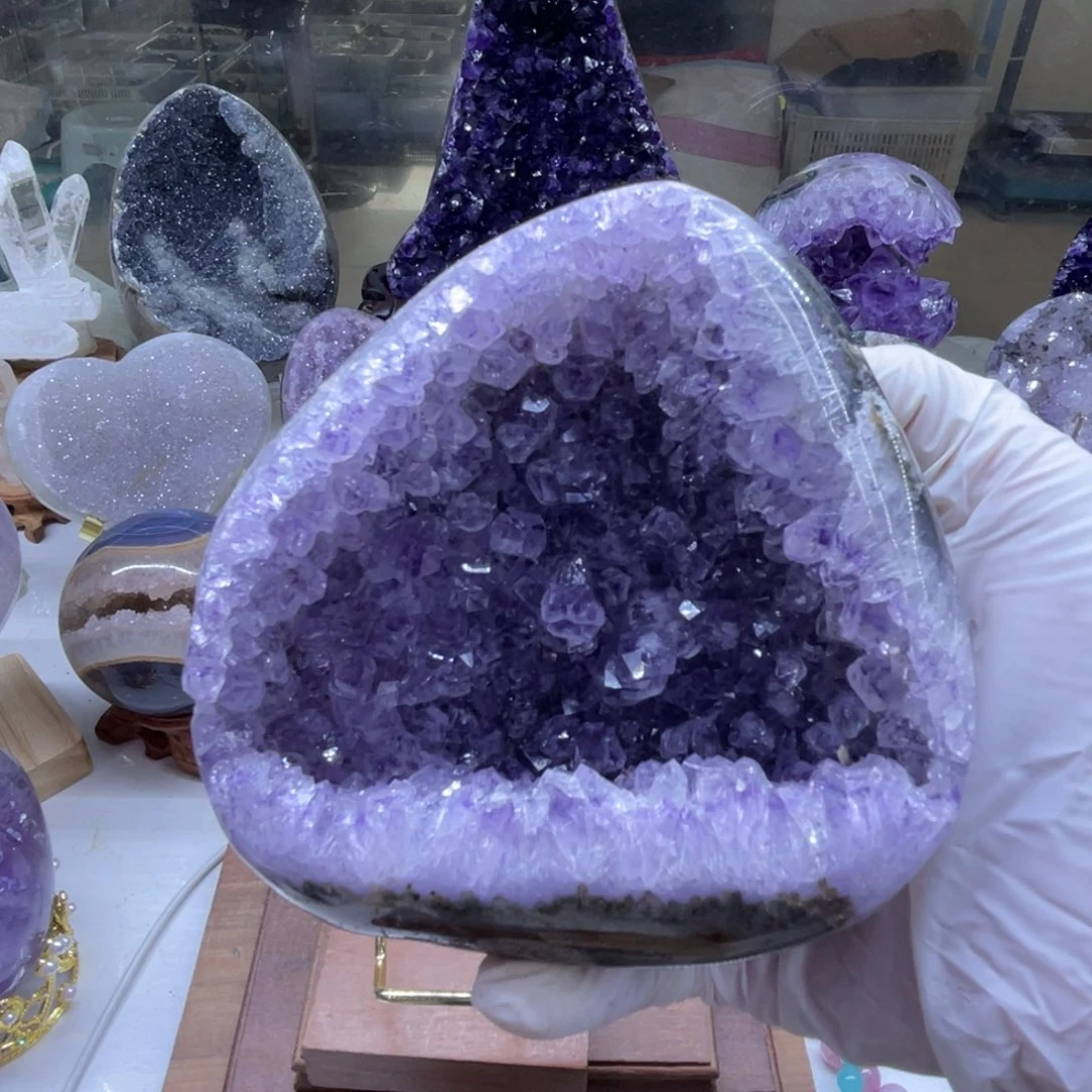 大型摆件（非配饰）紫晶银S925镶嵌