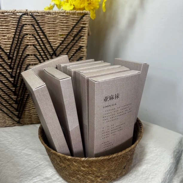 超值大福利越穿越软亚麻男袜吸汗抑臭 40-44.5码颜色随J高低帮随J