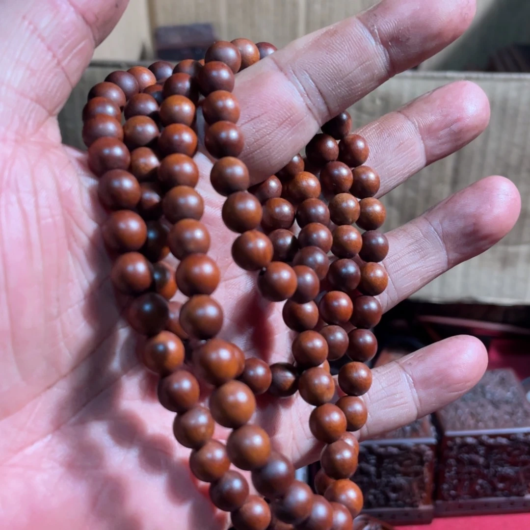 枣木雷击枣木雕刻08珠子
