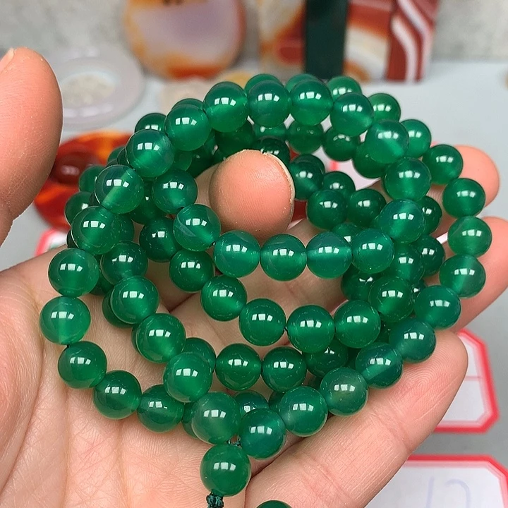 今***醉玛瑙/玉髓未镶嵌颈饰