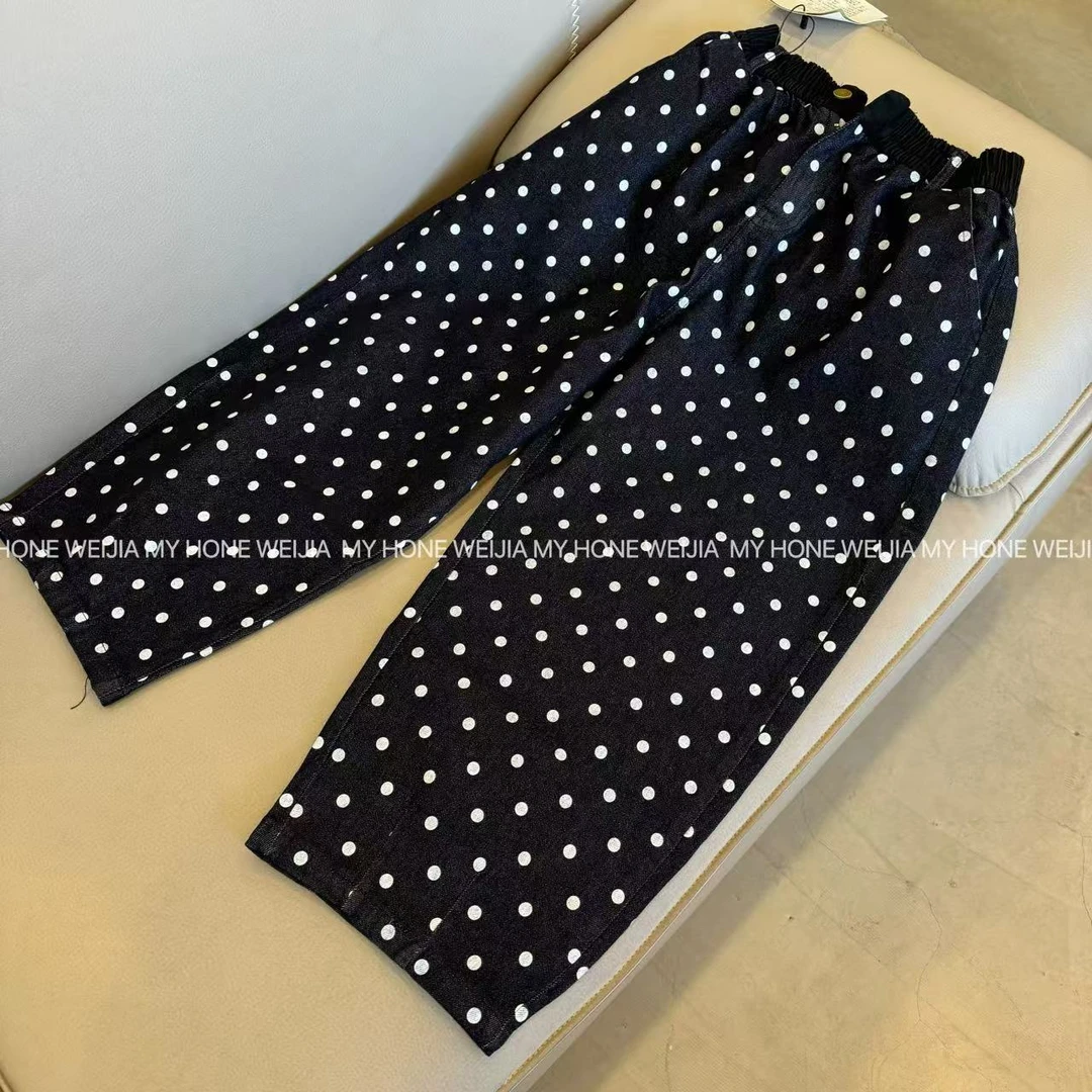 【WJ大码】春款 玉 1812 时尚波点裤（2-6）