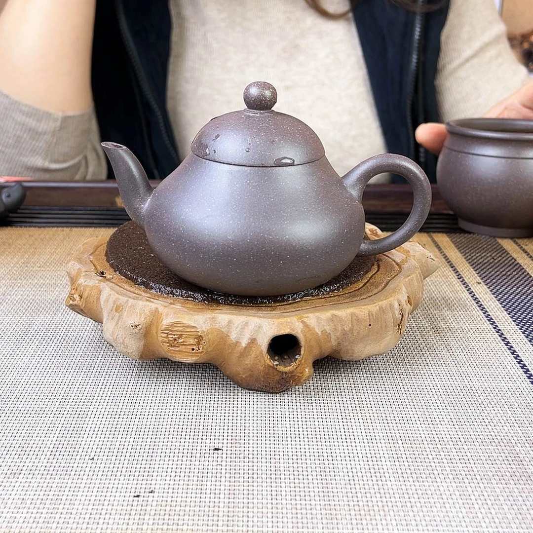 紫砂茶壶宜兴紫砂大水谭天青180c c