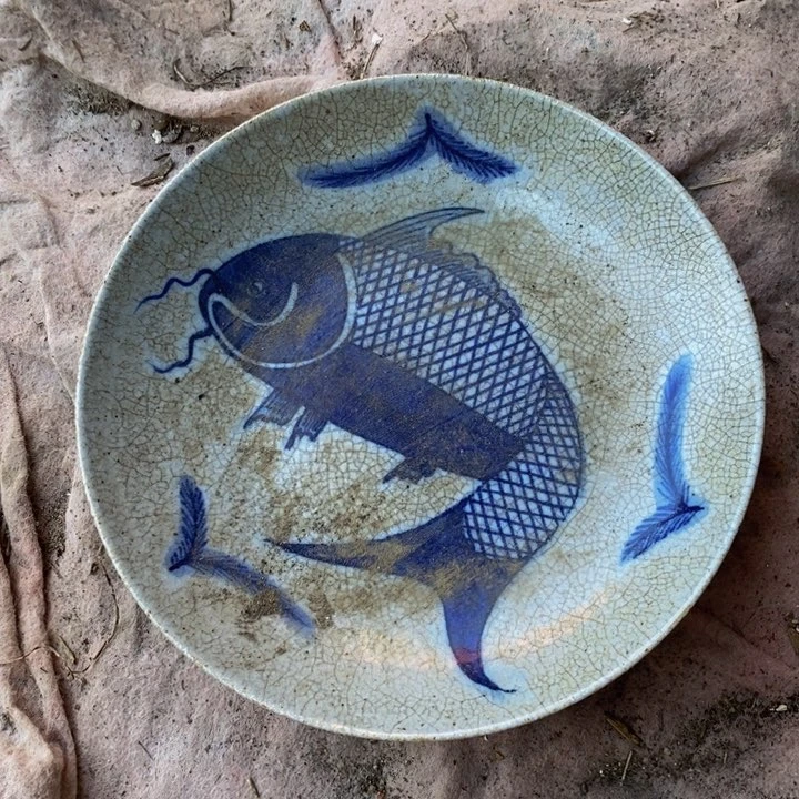 瓷片瓷器工艺品摆件工艺品