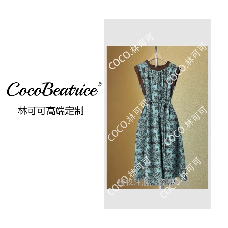 【COCO林可可】时尚无袖连衣裙中长款显瘦宽松腰休闲Y260218