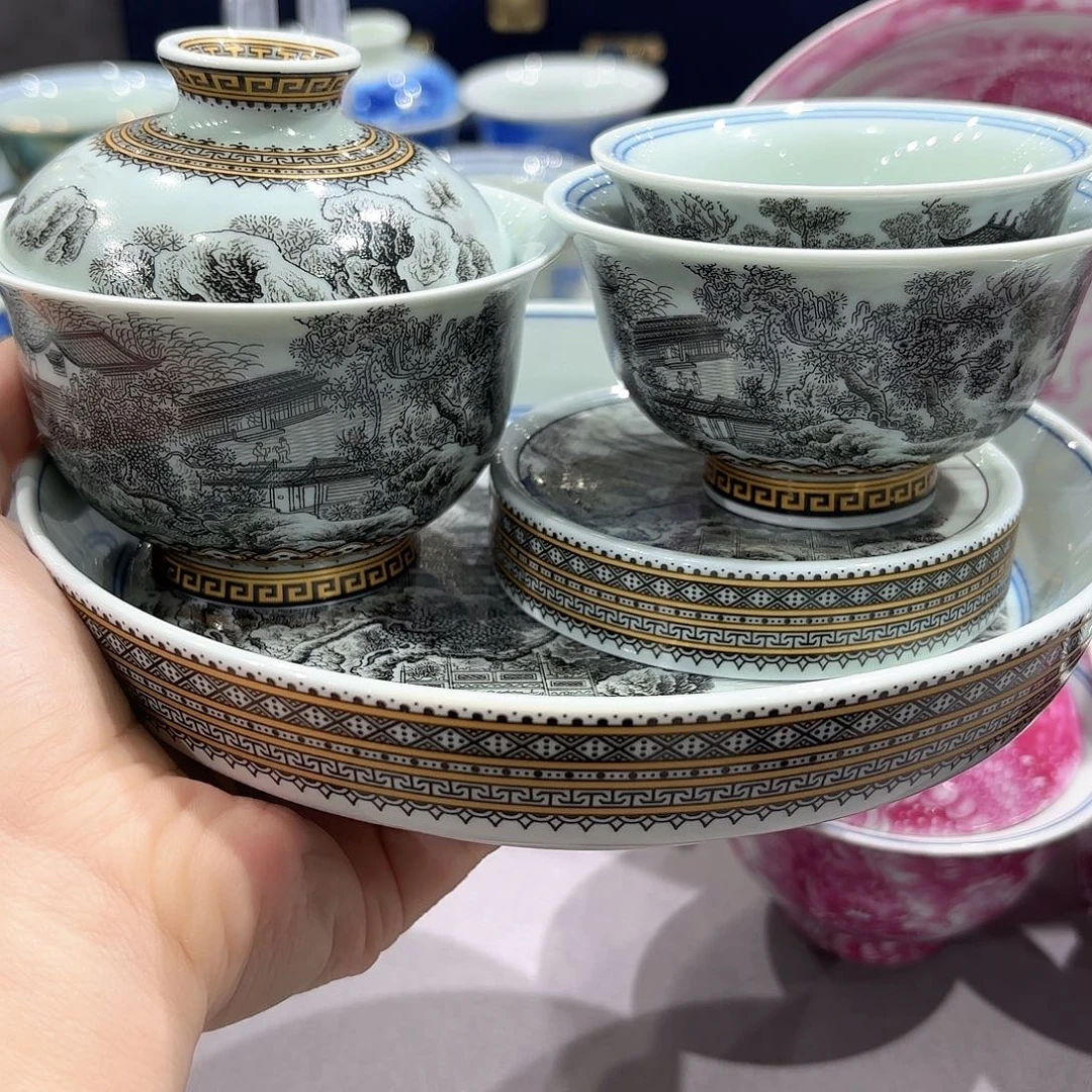 瓷片景德镇瓷器精品展示