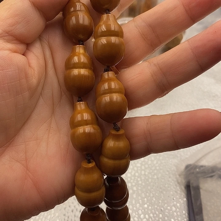 橄榄核手串/手链橄榄核老油核雕刻的葫芦手持