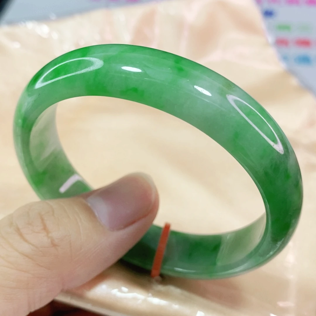 未镶嵌手镯翡翠53.2圈口贵妃