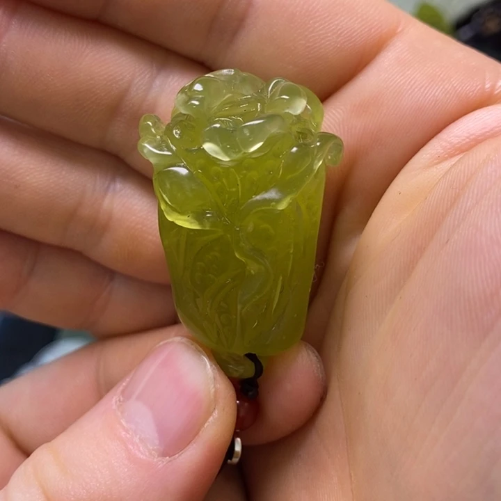 岫玉未镶嵌岫玉颈饰