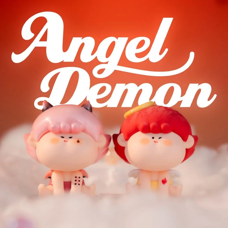 【现场代拆】阿玛莉莉丝天使与恶魔盲盒手办摆件