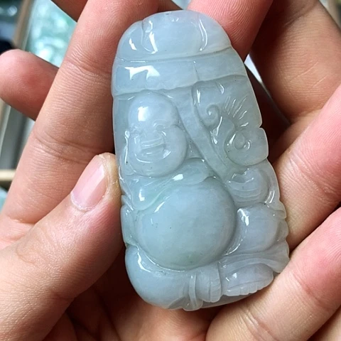 颈饰未镶嵌翡翠福豆豆珠宝翡翠颈饰