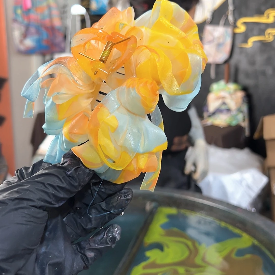 096玫瑰抓夹橘子海