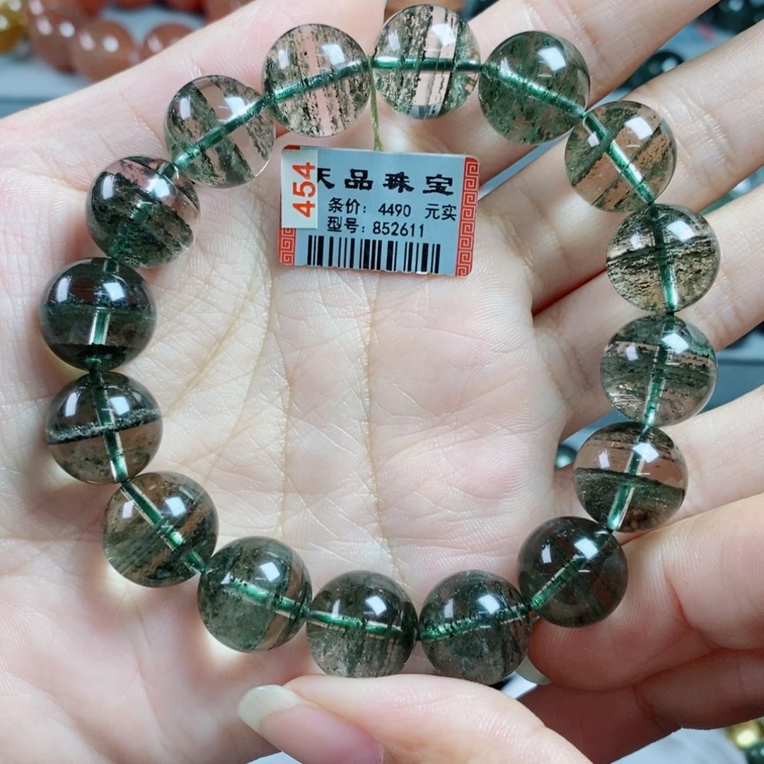 未镶嵌水晶手链绿幽灵852611
