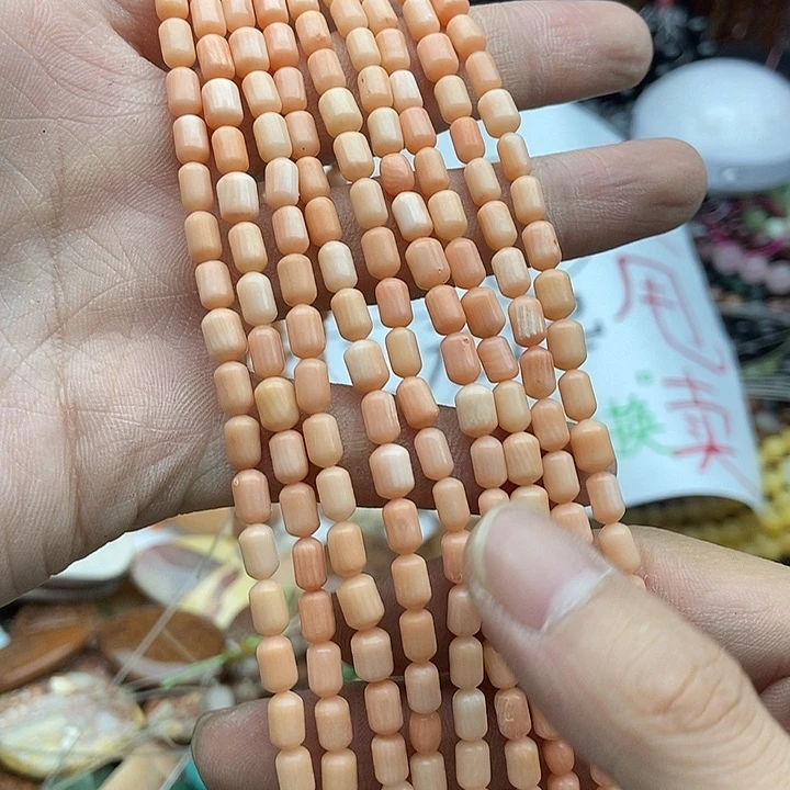 玛瑙/玉髓未镶嵌珠宝半成品一条天然4×6.6三姑娘胶囊A184