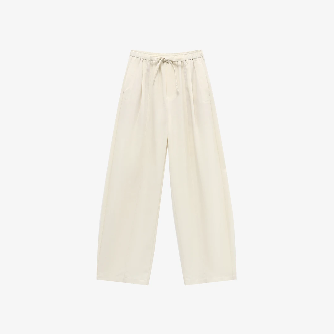 春夏舒适欧若智性风抽绳休闲百搭简约长裤-JK000677【阿邱时尚社】