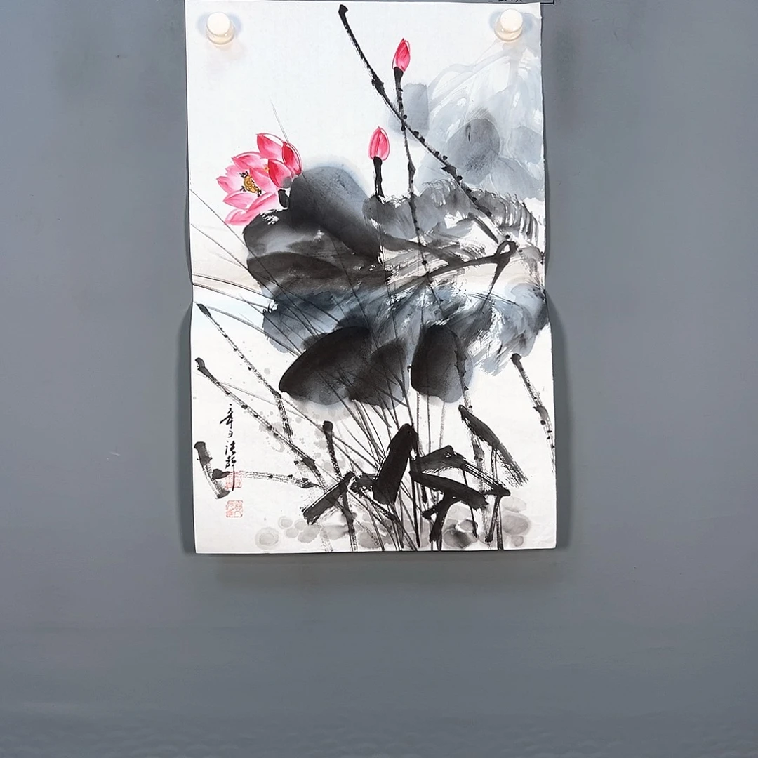国画226 花鸟和蝴蝶都可以在