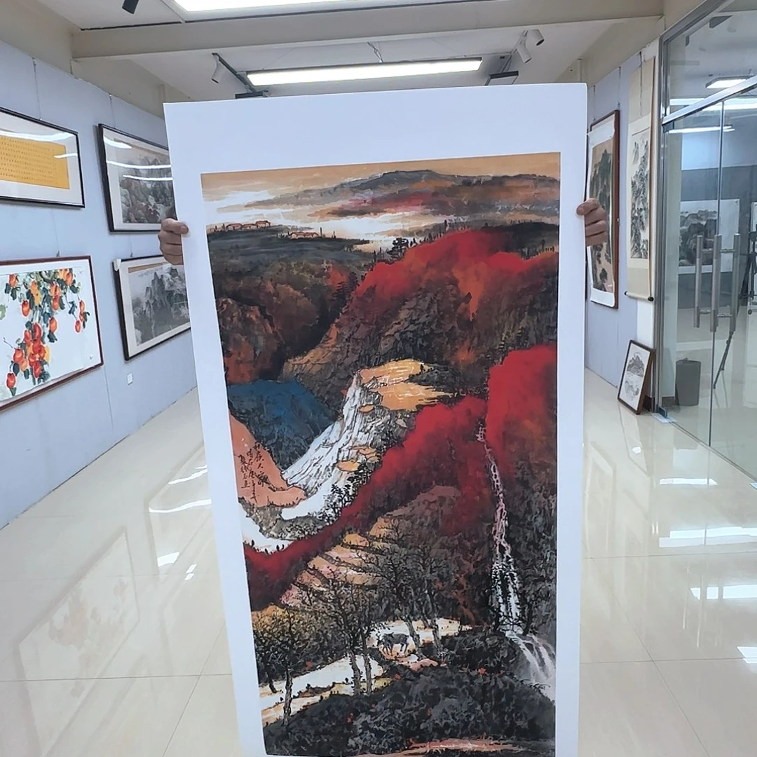 国画国画作品多次