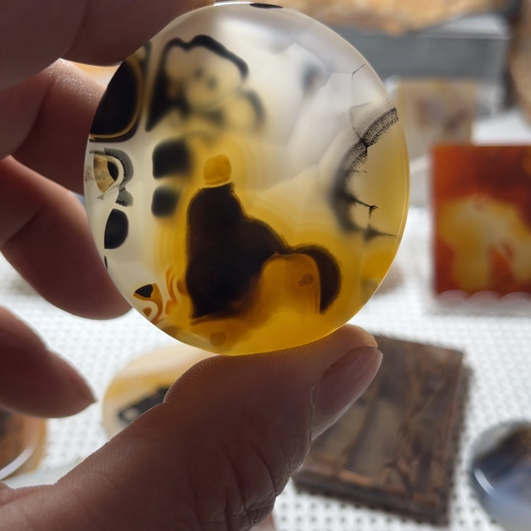 玛瑙/玉髓未镶嵌吊坠(不含链)