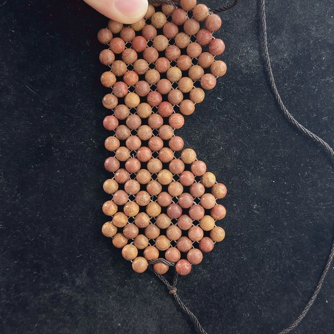 泗水砭石直播间炸福利原石珠精工手作眼罩（仅五单）