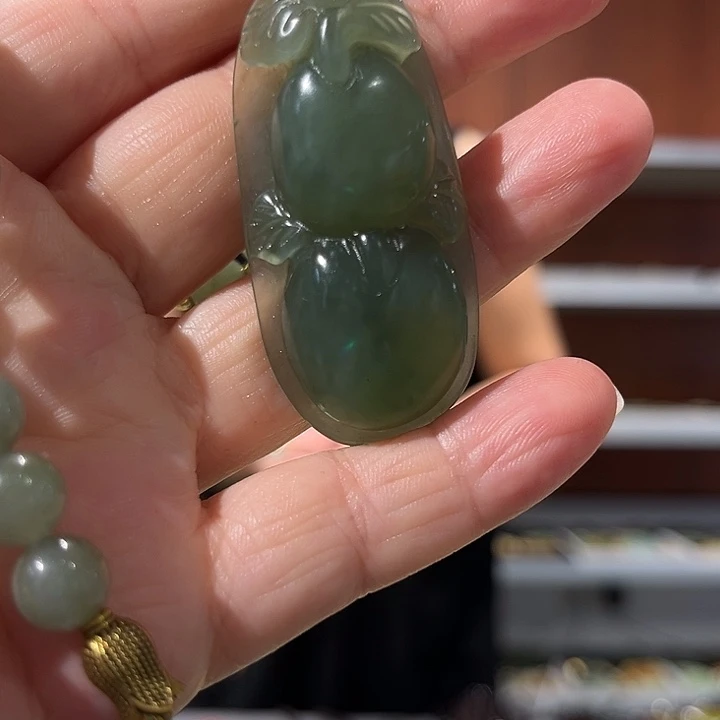 岫玉未镶嵌毛衣链