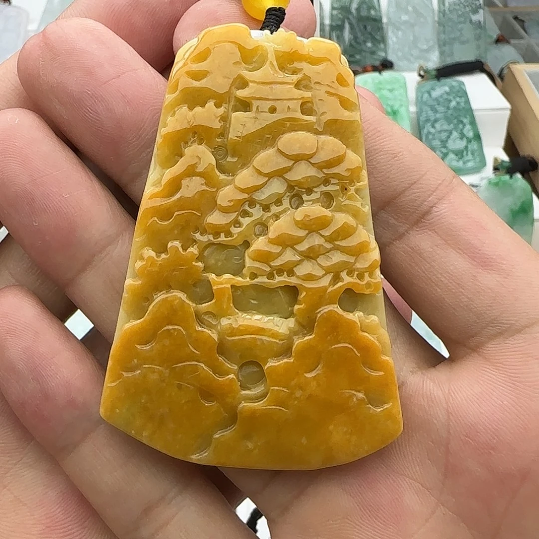 颈饰未镶嵌翡翠翡翠