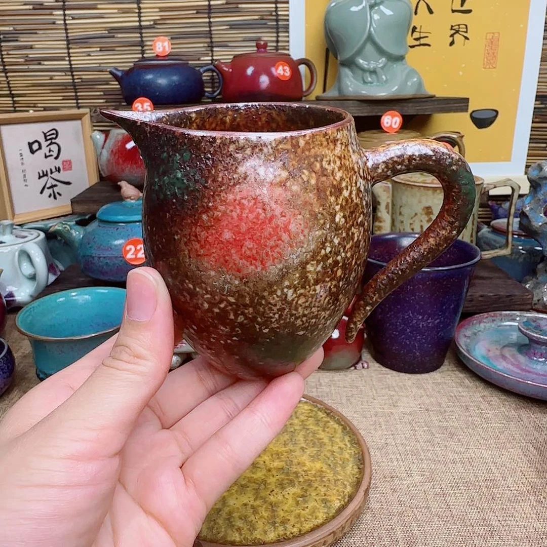 垕瓷甄选柴烧分茶器