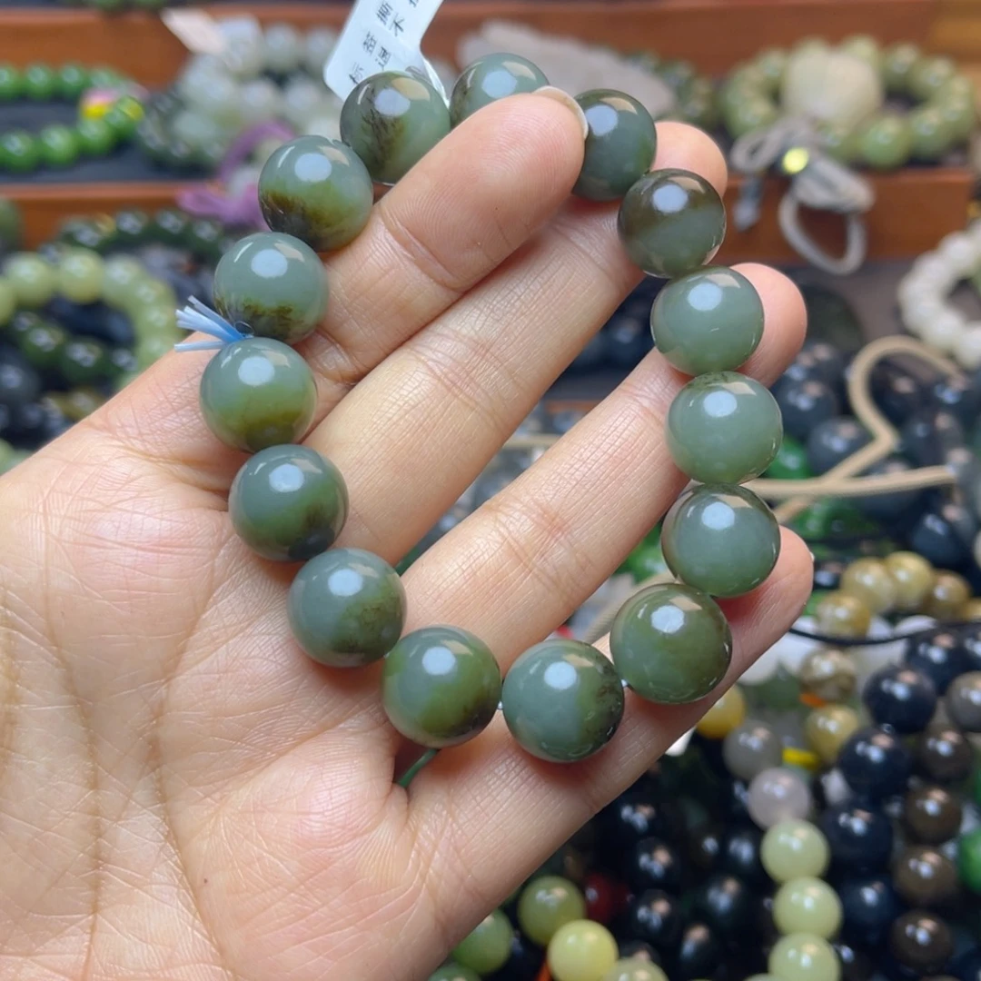 和田玉未镶嵌手链