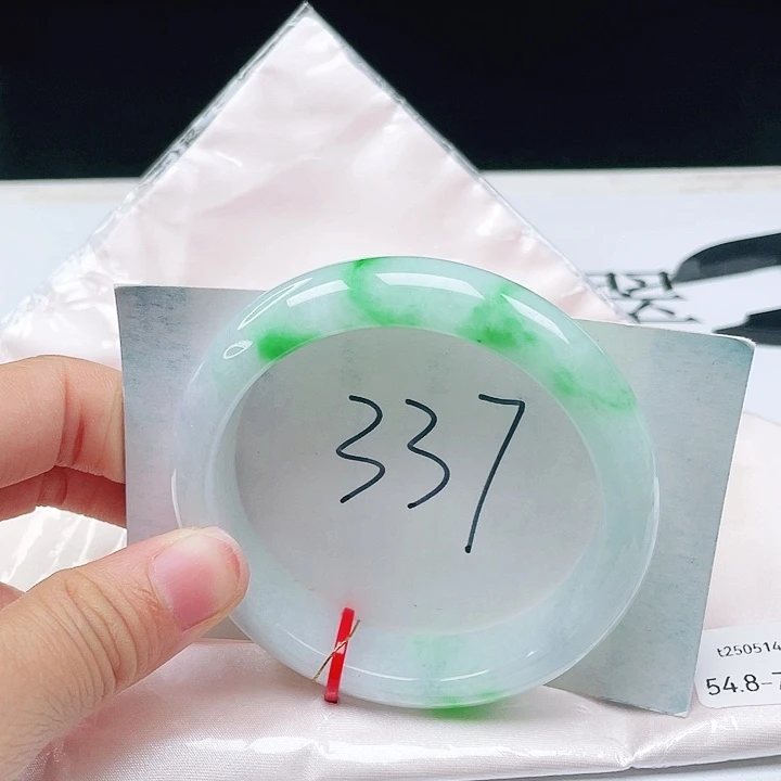 未镶嵌手镯翡翠54+正圈