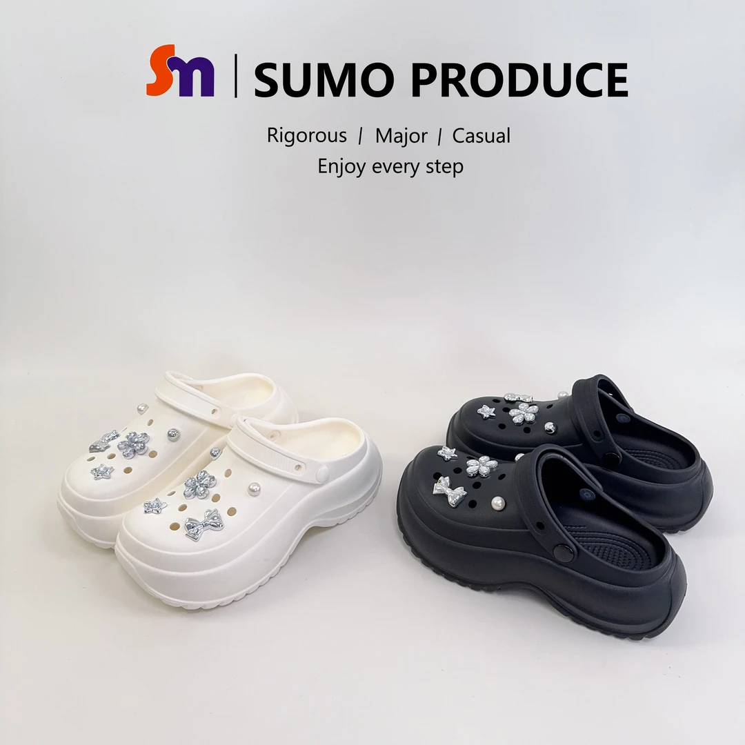 新款洞洞凉鞋外穿增高拖鞋云朵洞洞鞋女款2025新款爆款