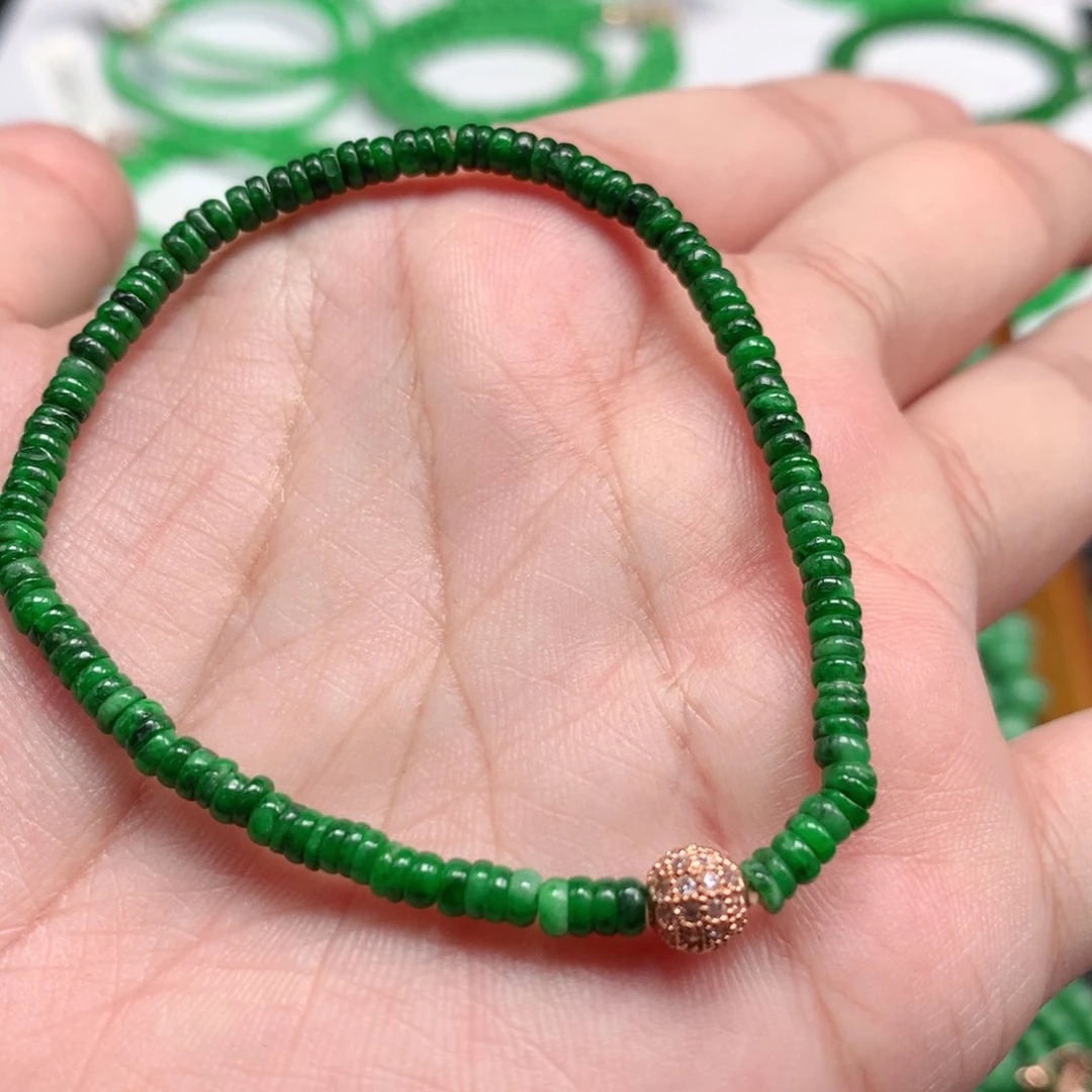 未镶嵌手链翡翠翡翠