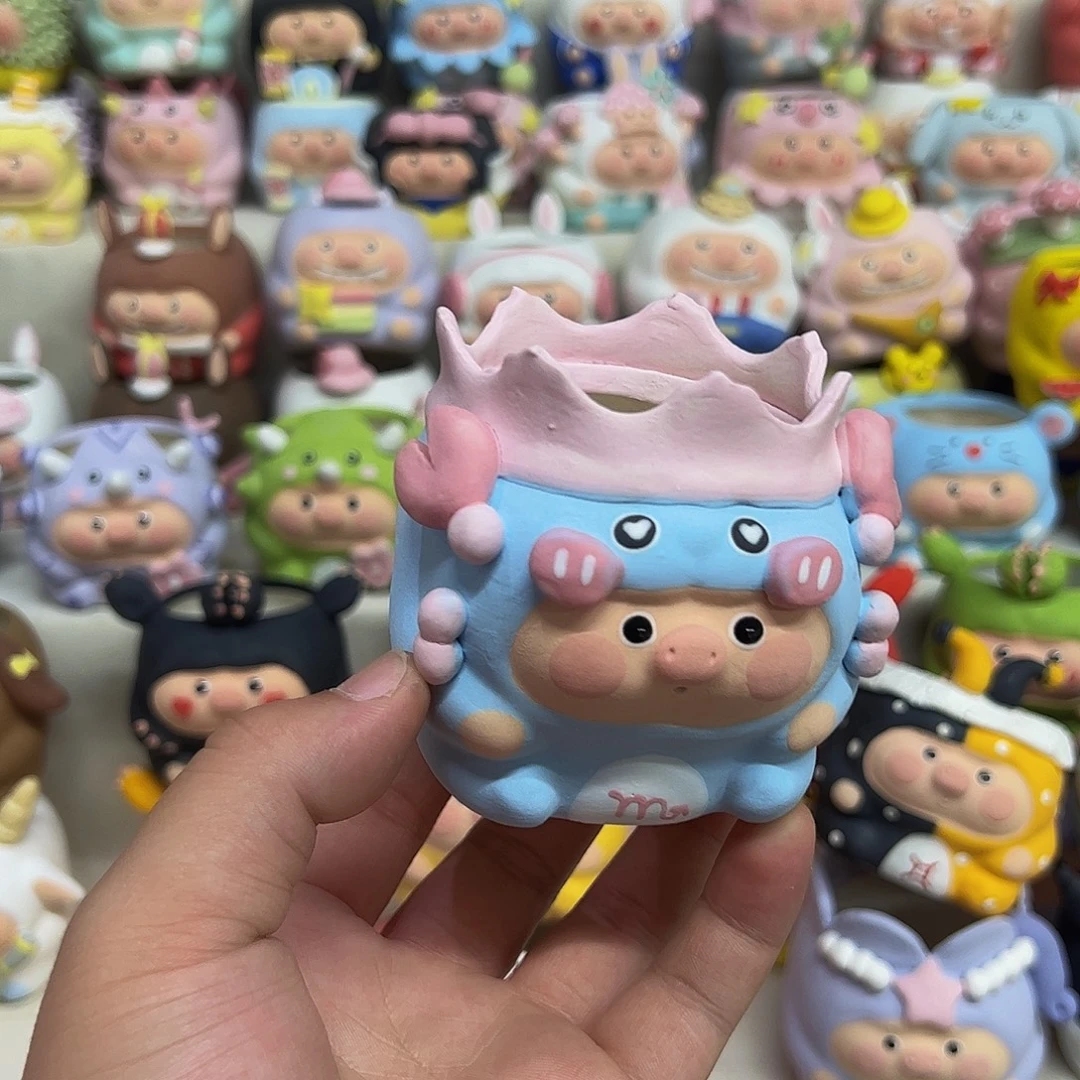 可爱手工多肉花盆 满百包邮微瑕