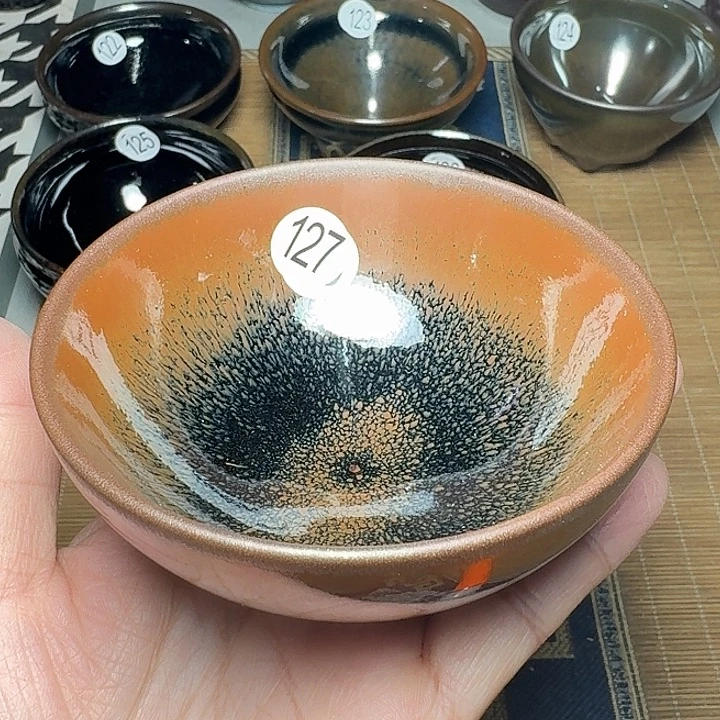 茶盏127 坚记茶盏摆件